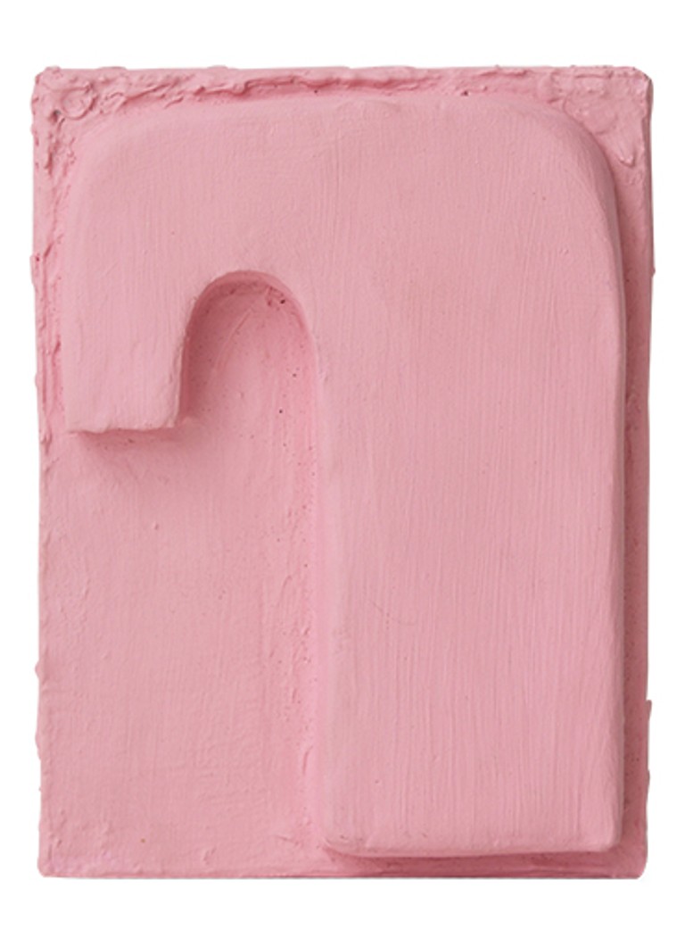 HKliving Pocket Exhibit: Crave wandelement 16 x 12 cm Roze - Deal