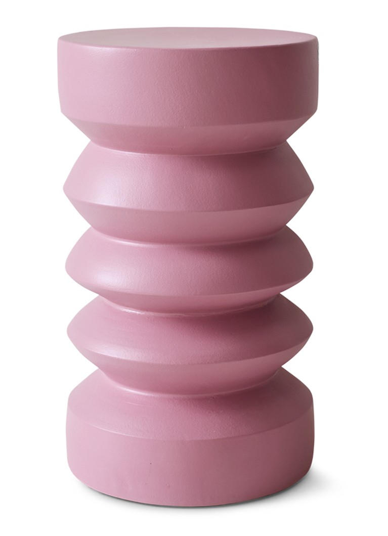 HKliving Bijzettafel 41 x Ø23 cm Roze - Deal
