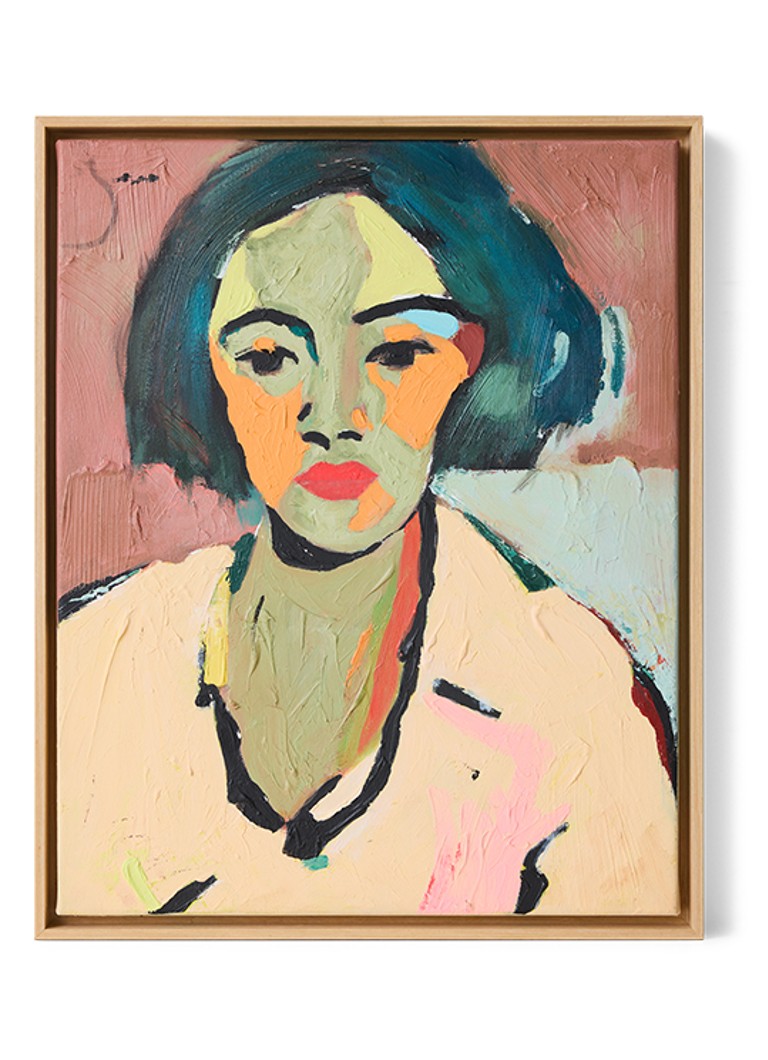 HKliving Self-Made wandelement 43 x 53 cm Bruin - Deal