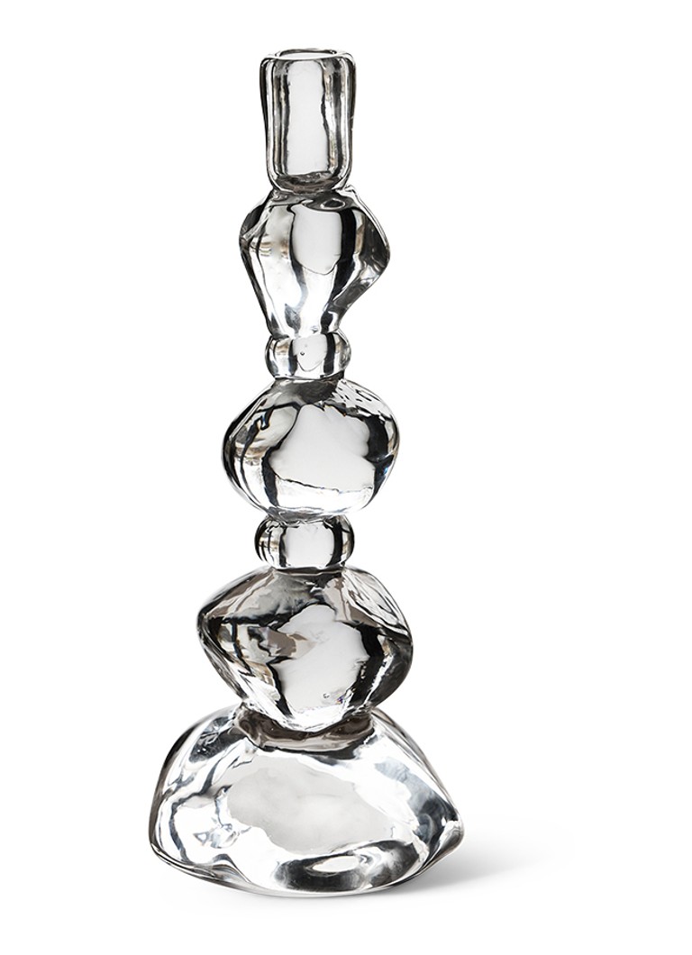 HKliving Nienke Sikkema kandelaar 32,5 cm Transparant - Deal
