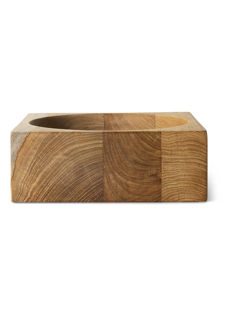 HKliving Schaal 22 x 22 cm Bruin - Deal