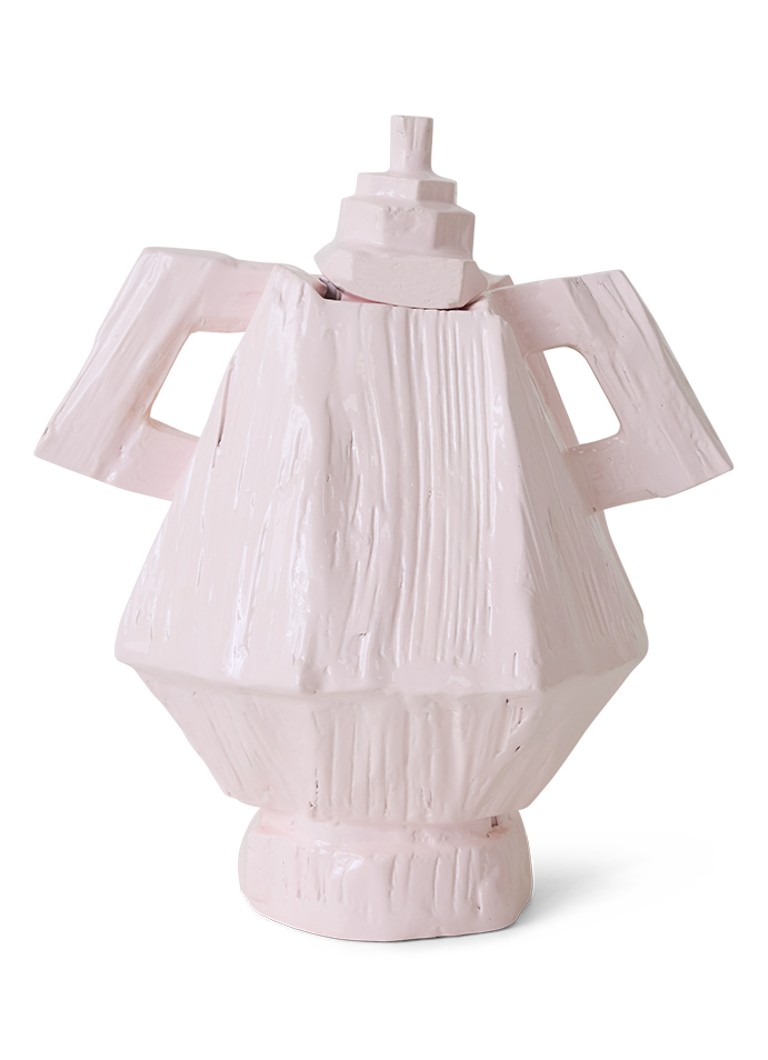 HKliving Teun Zwets Amfora vaas 38 cm Lila - Deal