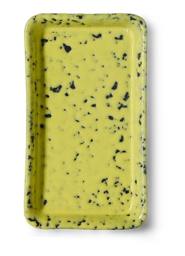 HKliving 70s Ceramics Corn XS serveerschaal 7,7 x 13,6 cm Geel - Deal