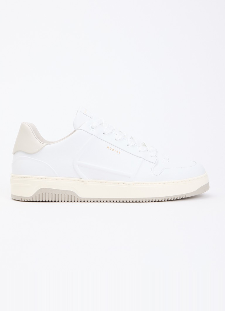 Nubikk Heren Vick Cosmo sneaker van leer in de kleur Wit, maat: 45
