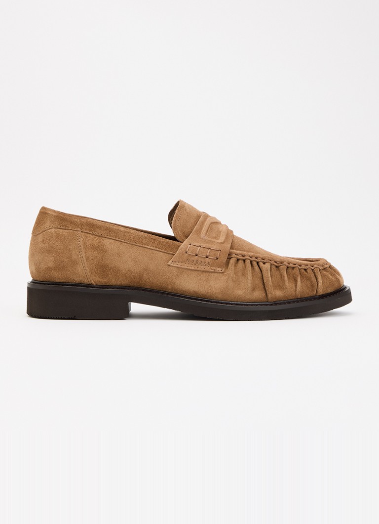 Nubikk Heren Jones Mio loafer van suède in de kleur Lichtbruin, maat: 42