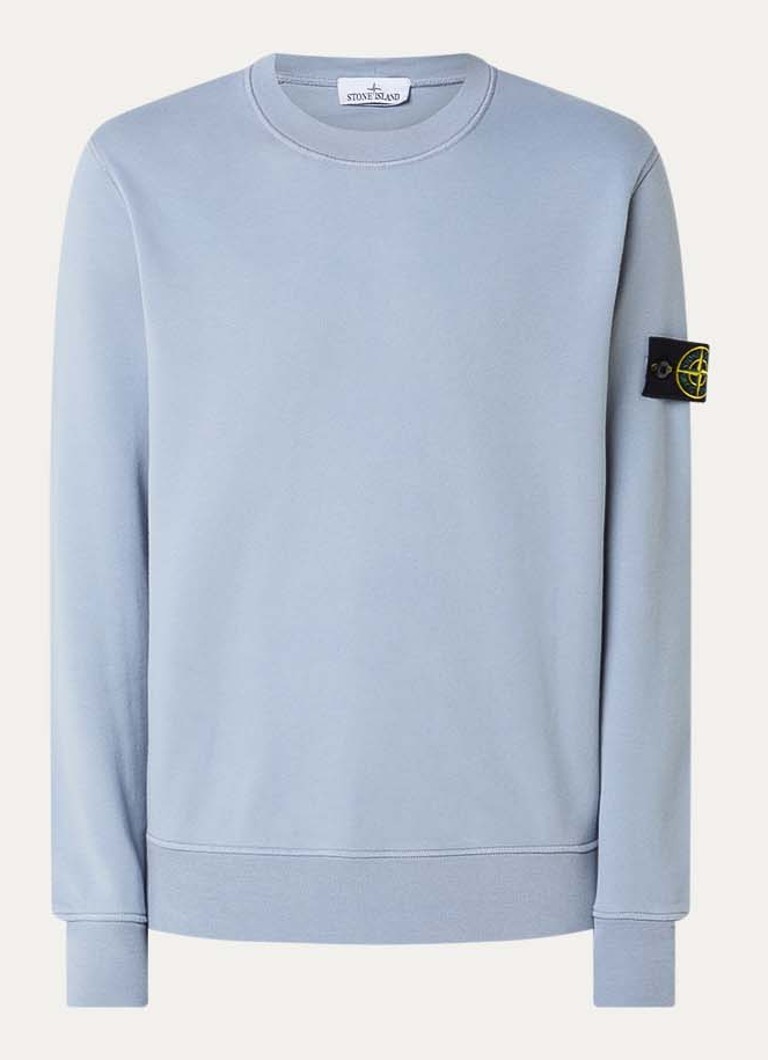Stone Island Heren S0051 sweater met logo in de kleur Donkerblauw, maat: XS