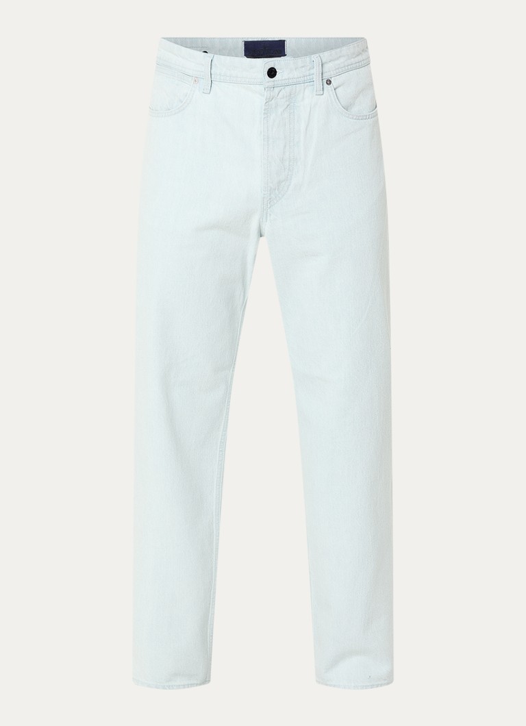 Stone Island Heren S00J9 Loose fit jeans met lichte wassing in de kleur Lichtblauw, maat: 36