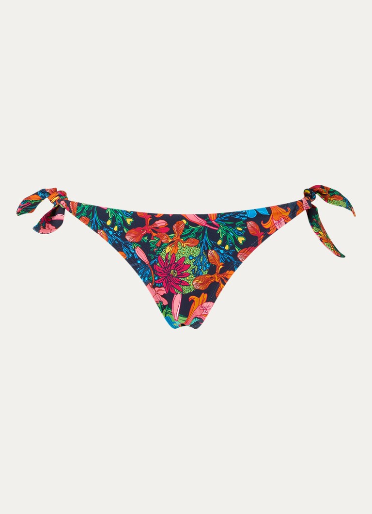 Marlies Dekkers Dames Thalassa push-up balconette bikinitop met bloemenprint in de kleur Donkerblauw
