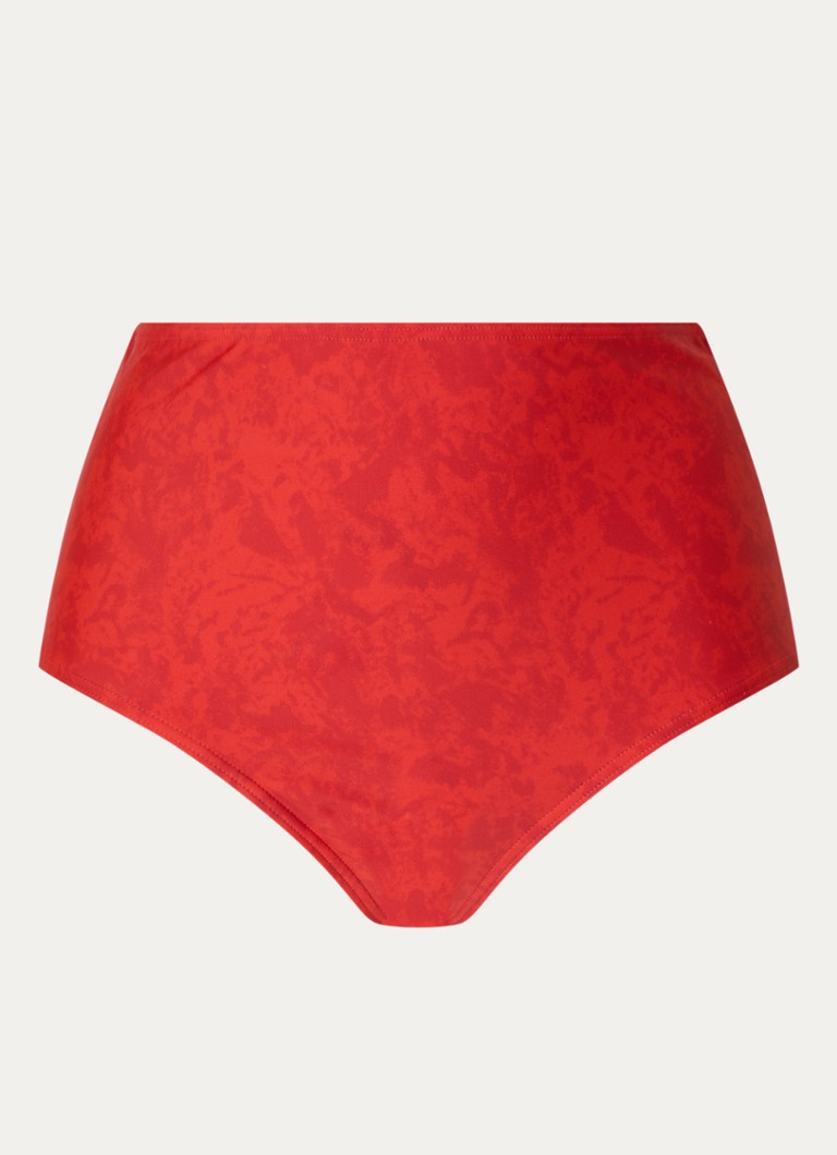 Marlies Dekkers Dames Acapulco high waisted bikinislip met print in de kleur Rood