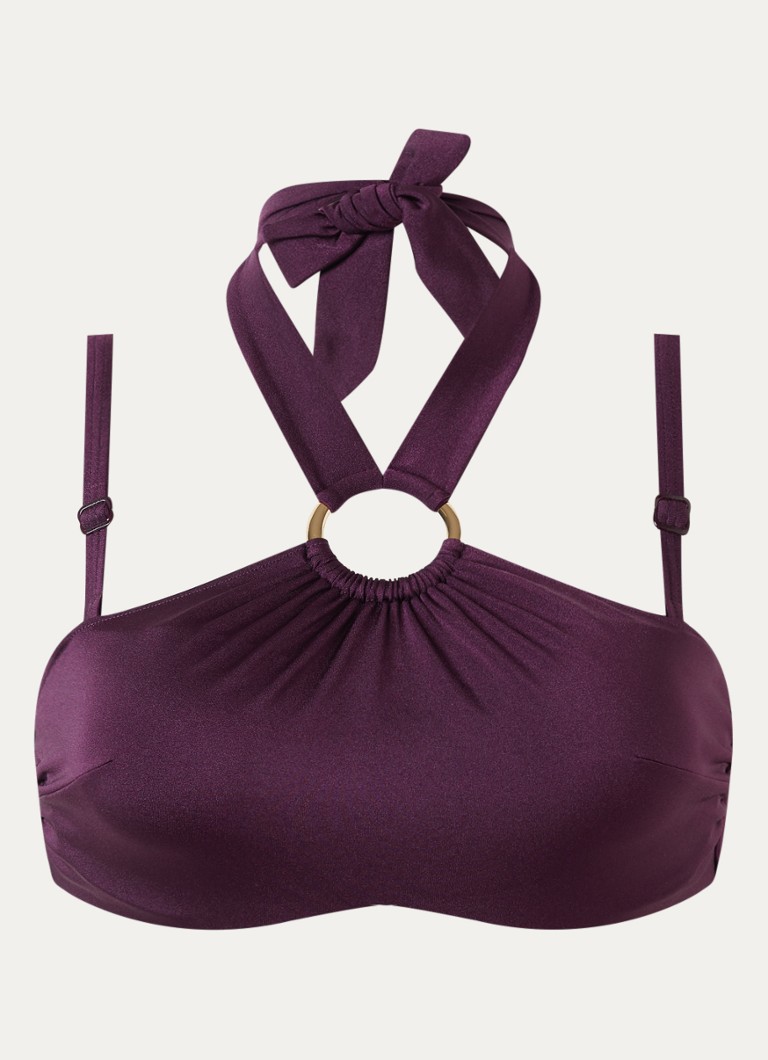 Marlies Dekkers Dames Tanit voorgevormde halter bikinitop met beugelondersteuning in de kleur Paars