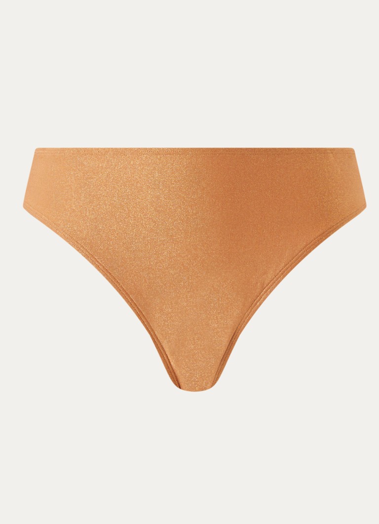 Marlies Dekkers Dames Dorada hipster bikinislip met lurex in de kleur Donkeroranje