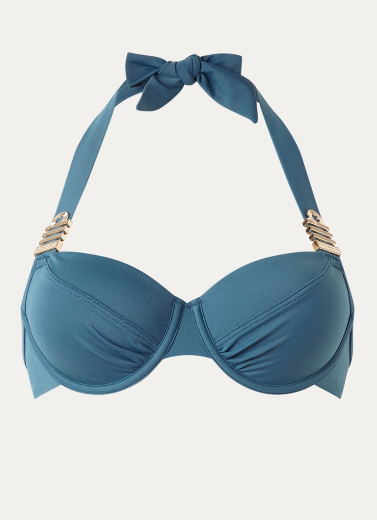 Marlies Dekkers Dames Voorgevormde balconette bikinitop met beugelondersteuning in de kleur Petrol
