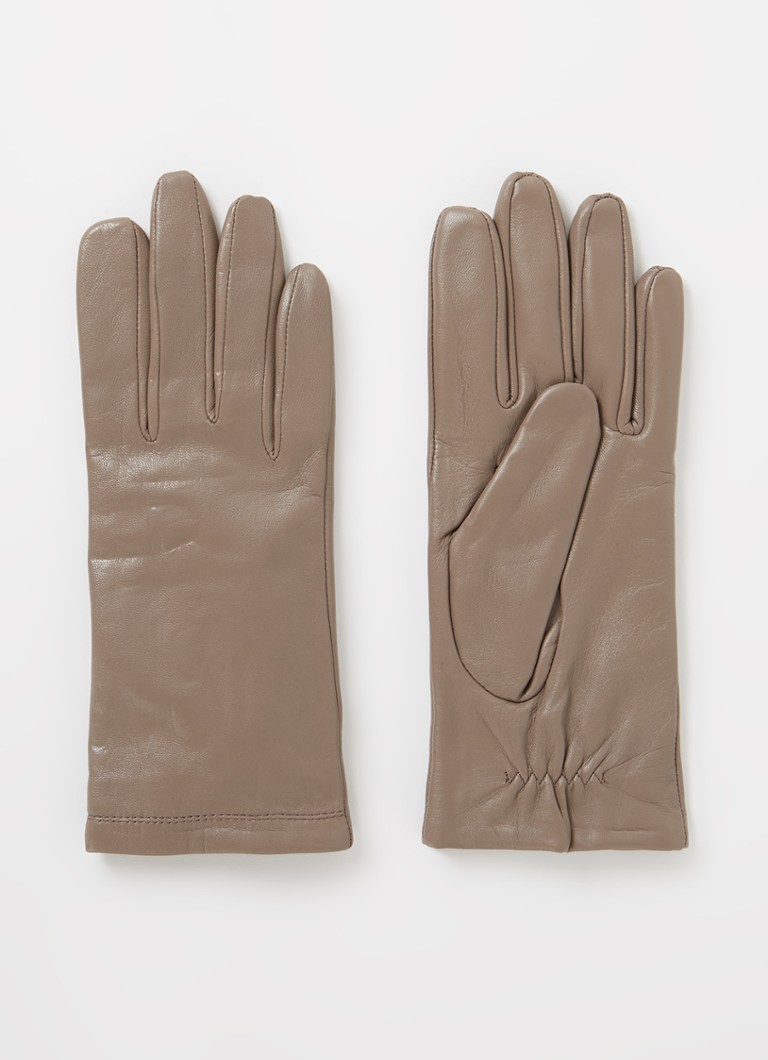 Kessler Dames Chelsea Touch handschoenen van leer in de kleur Taupe, maat: 8