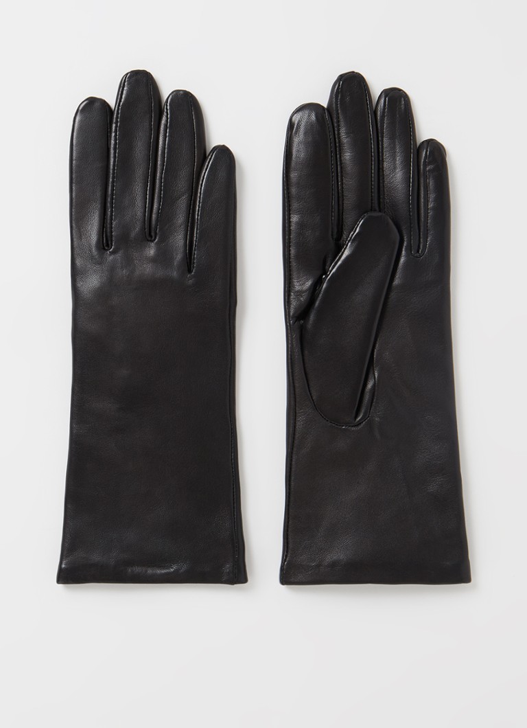 Kessler Dames Ava handschoenen van leer met touchscreen functie in de kleur Zwart, maat: 8