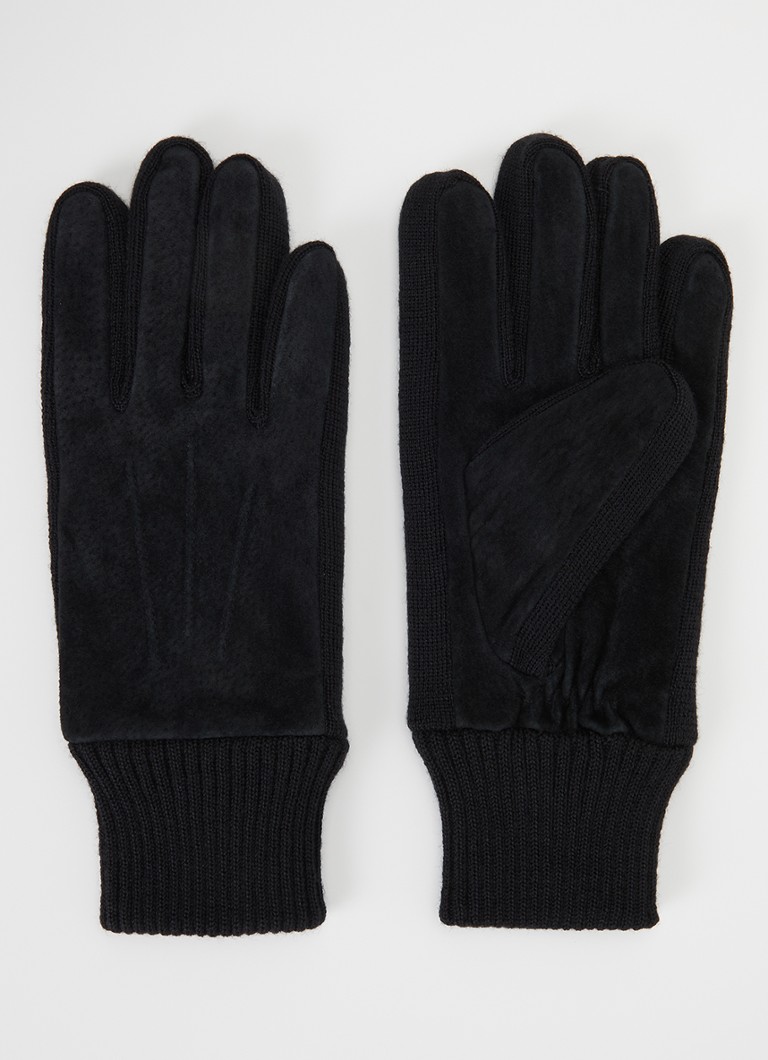 Kessler Dames Liv handschoenen van leer in de kleur Zwart, maat: 7