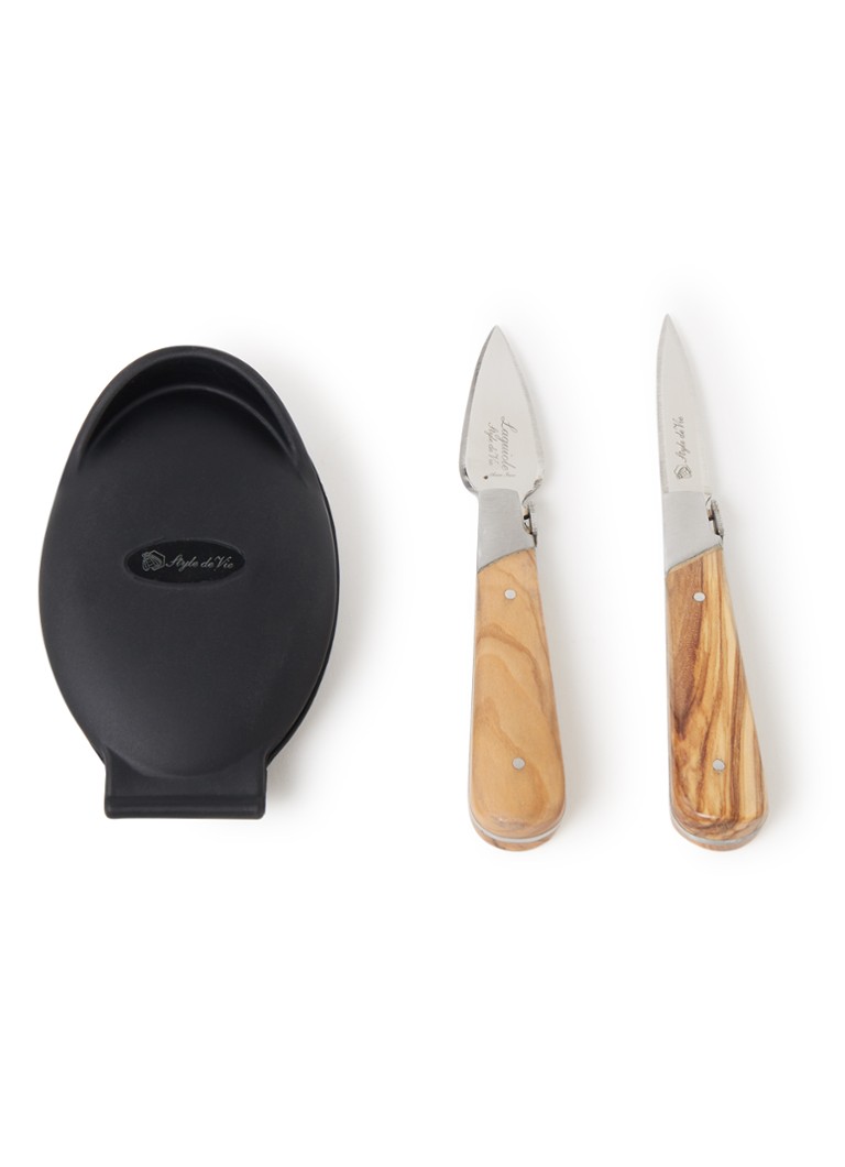 Laguiole Style de Vie Oestermes set 3-delig Zilver - Deal