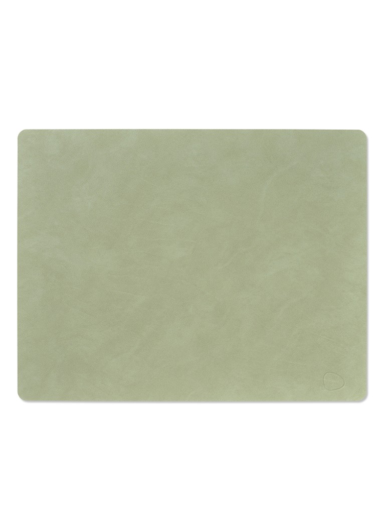 LIND DNA Nupo placemat 35 x 45 cm Olijfgroen - Deal