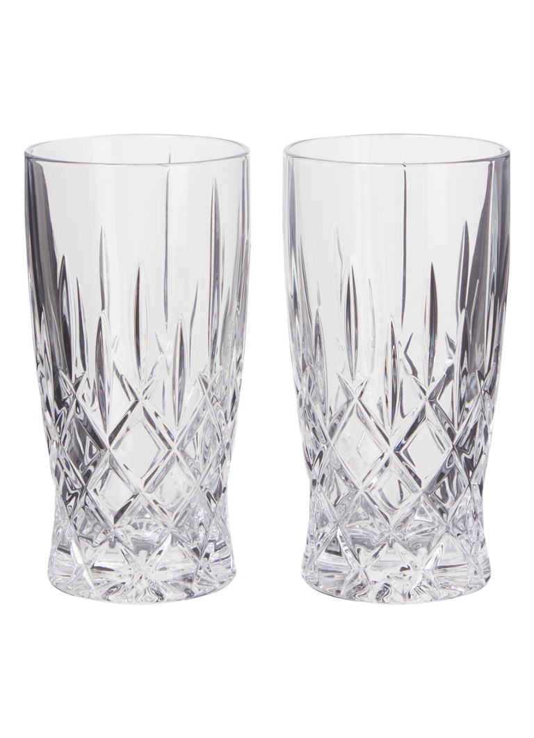 Nachtmann Noblesse latte macchiato glas 35 cl set van 2 Transparant - Deal