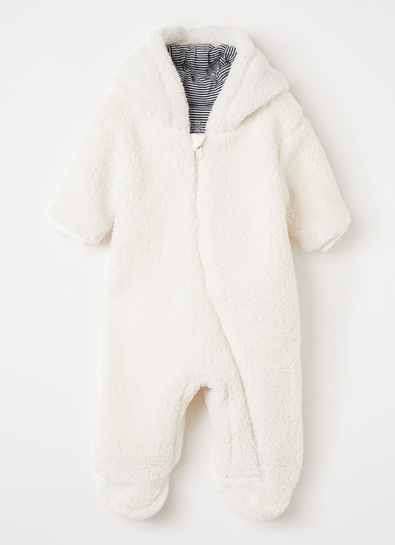 Petit Bateau Meisjes Cahute babypak van teddy in de kleur Multicolor, maat: 62