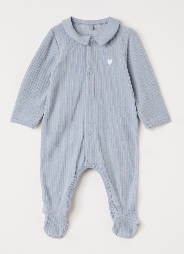 Petit Bateau Jongens Babypak van corduroy in de kleur Staalblauw, maat: NAI=50