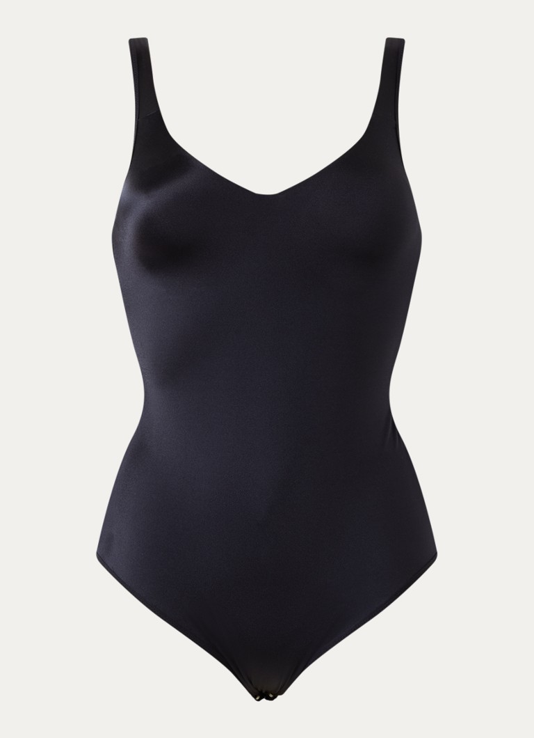 Hanro Dames Soft Embrace body van jersey in de kleur Zwart, maat: S