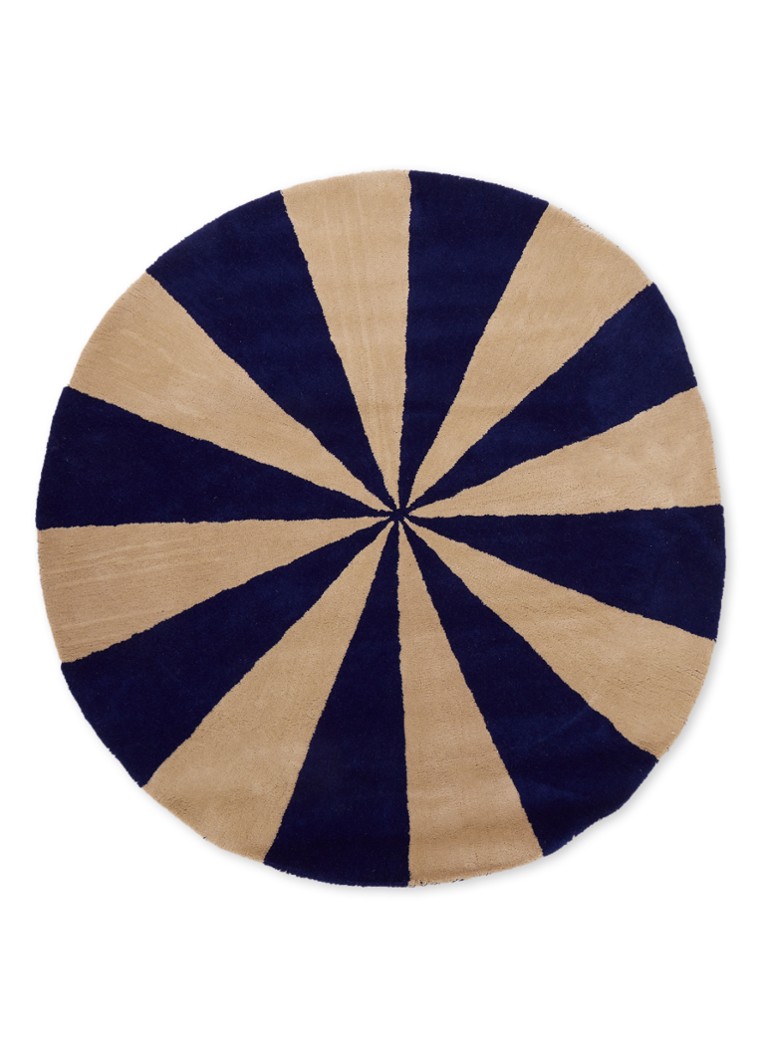 Ferm LIVING Arch Tufted vloerkleed 130 cm Blauw - Deal