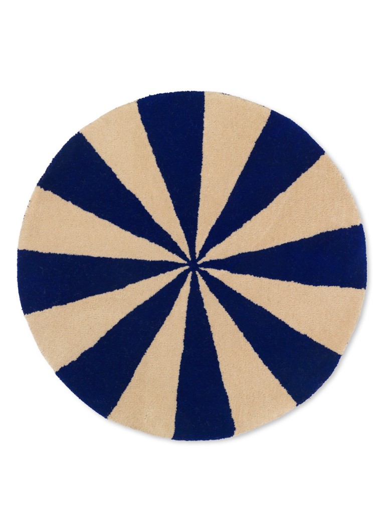 Ferm LIVING Arch Tufted vloerkleed 70 cm Donkerblauw - Deal