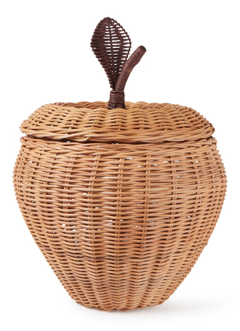 Ferm LIVING Apple Braided Large opbergmand 52 cm Lichtbruin - Deal