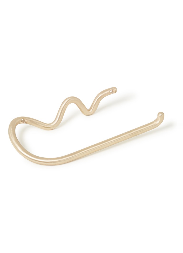 Ferm LIVING Curvature WC-rolhouder Goud - Deal