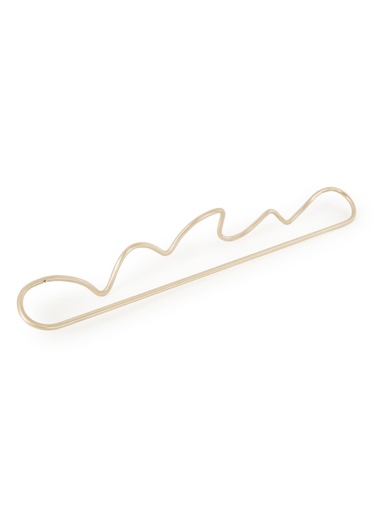 Ferm LIVING Curvature handdoekhaak van messing Goud - Deal