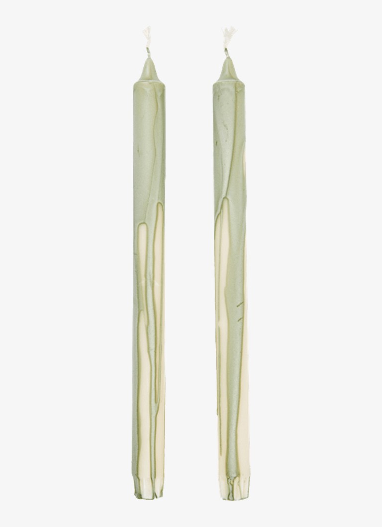 Ferm LIVING Dryp Dinnerkaars 30 cm set van 2 Lichtgroen - Deal