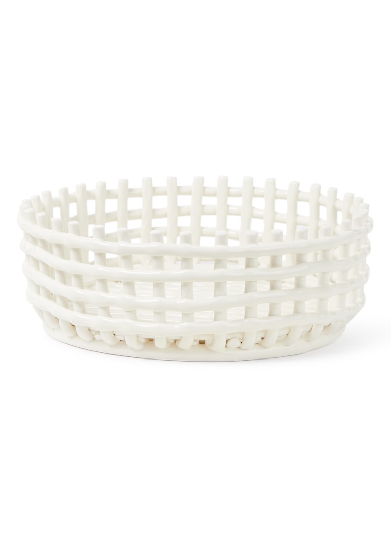 Ferm LIVING Ceramic mand 29 cm Gebroken wit - Deal