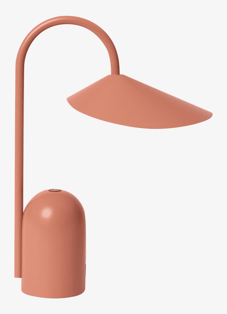 Ferm LIVING Arum portable tafellamp 30 cm Donkeroranje - Deal