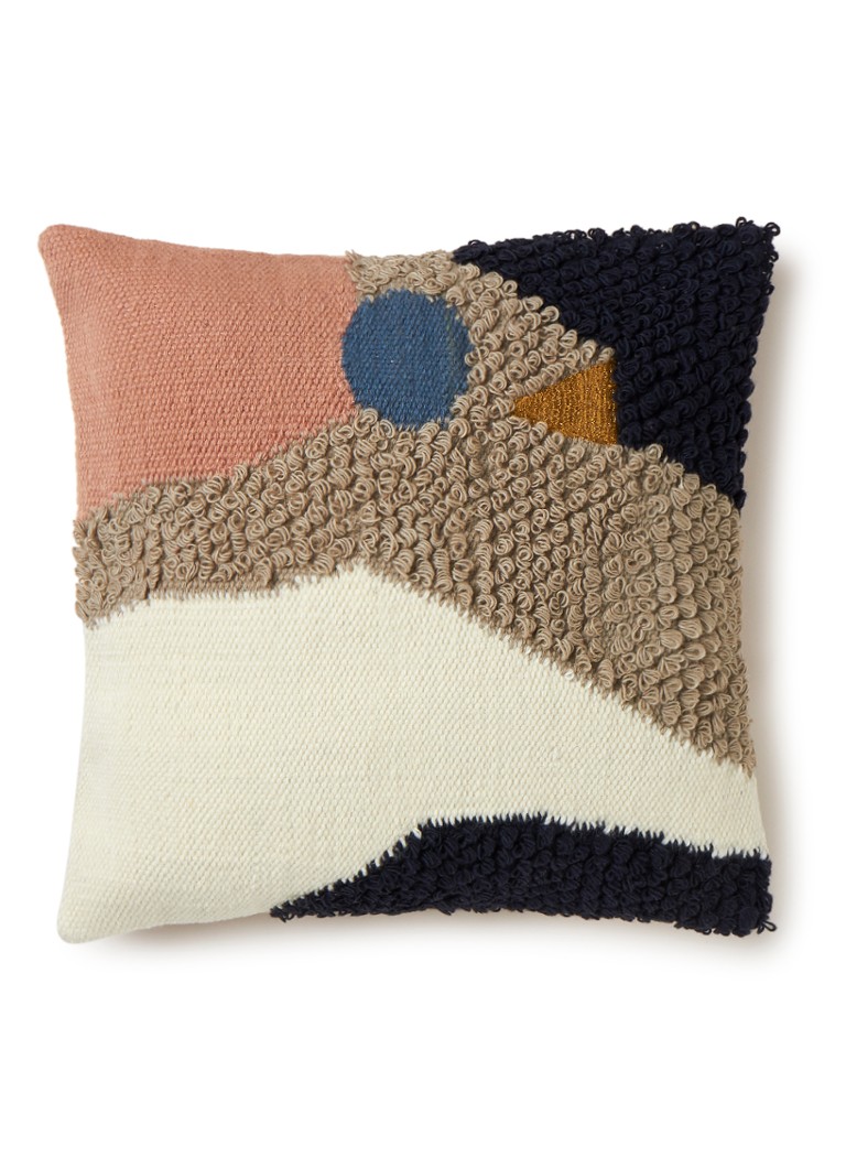 Ferm LIVING Loop Landscape sierkussen 50 x 50 cm Multicolor - Deal