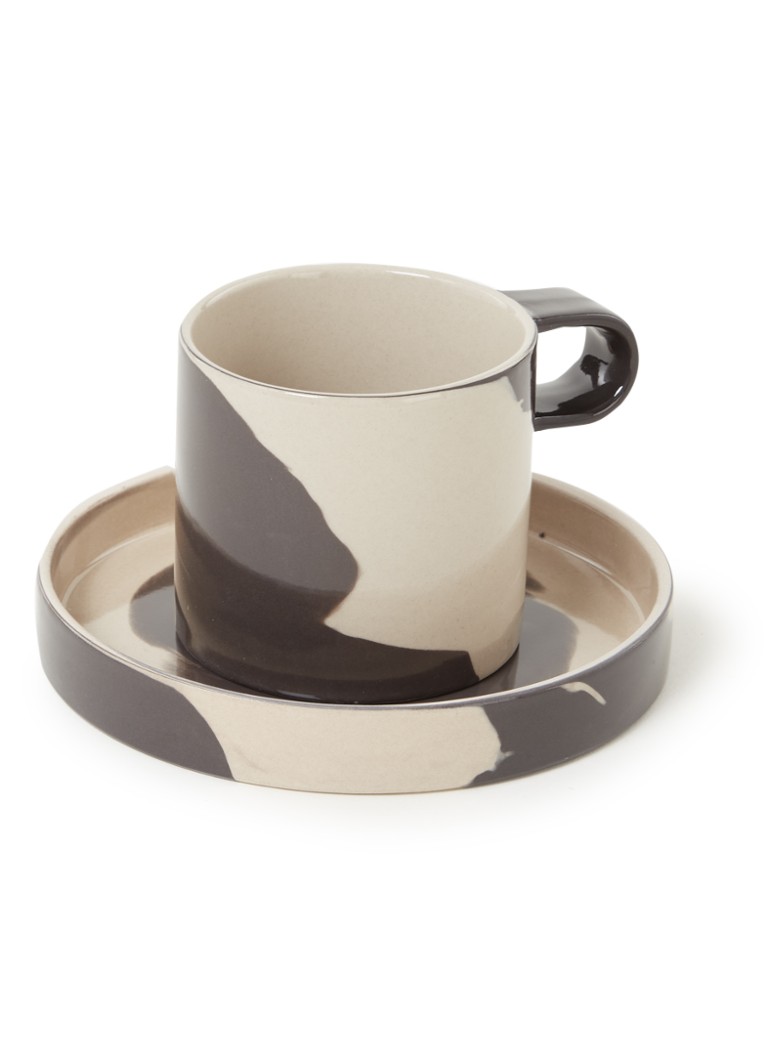 Ferm LIVING Inlay kop en schotel 20 cl Zand - Deal