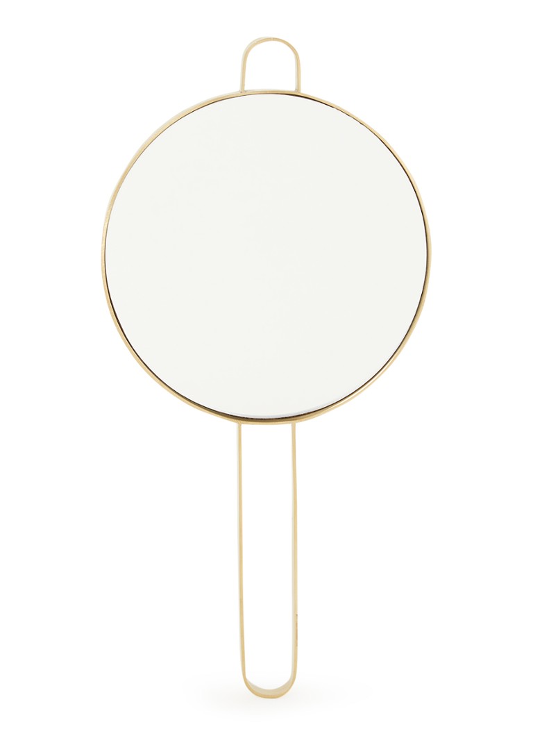Ferm LIVING Poise handspiegel 28,5 x 14,5 cm Goud - Deal