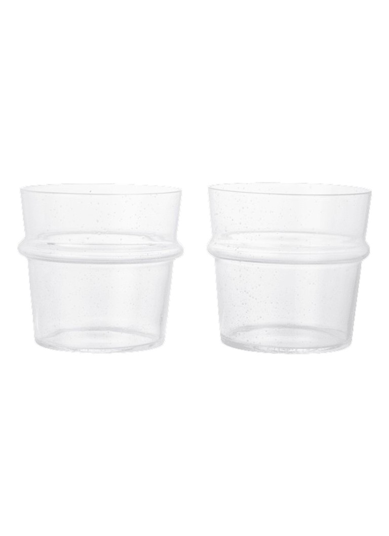 Ferm LIVING Boya drinkglas zet van 2 Transparant - Deal