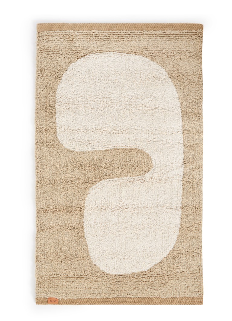 Ferm LIVING Lay badmat 70 x 25 cm Donkerbeige - Deal