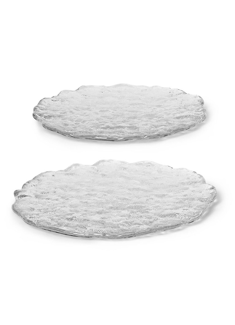 Ferm LIVING Momento onderzetter set van 2 Transparant - Deal