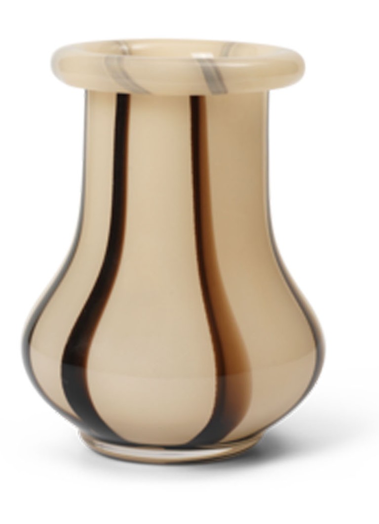 Ferm LIVING Riban vaas 15 cm Beige - Deal
