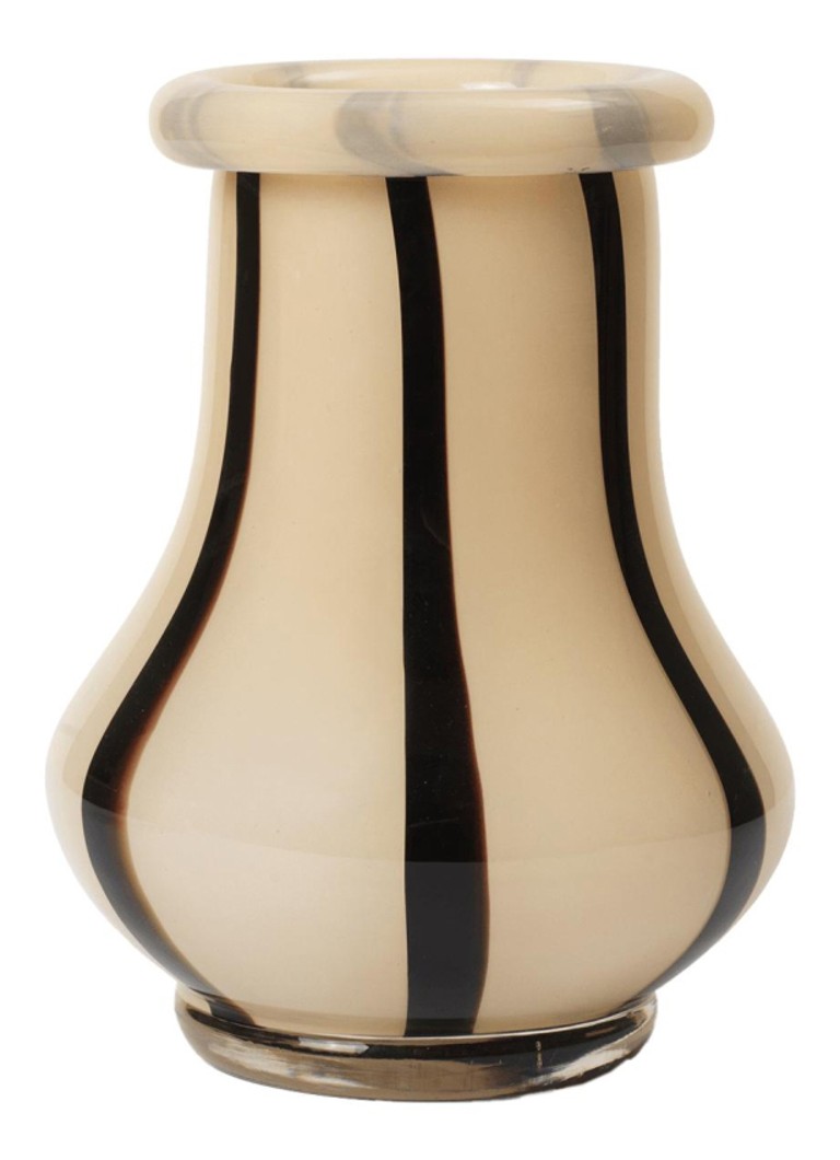Ferm LIVING Riban vaas 19 cm Beige - Deal