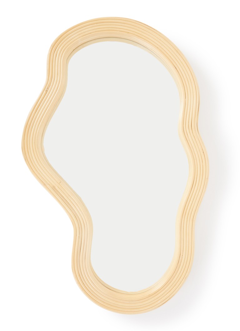 Ferm LIVING Pond medium wandspiegel Beige - Deal