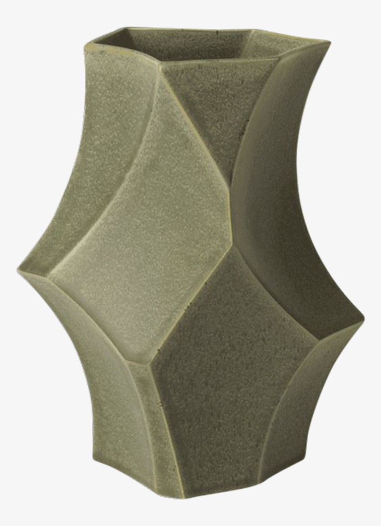 Ferm LIVING Cueva vaas 26 cm Legergroen - Deal