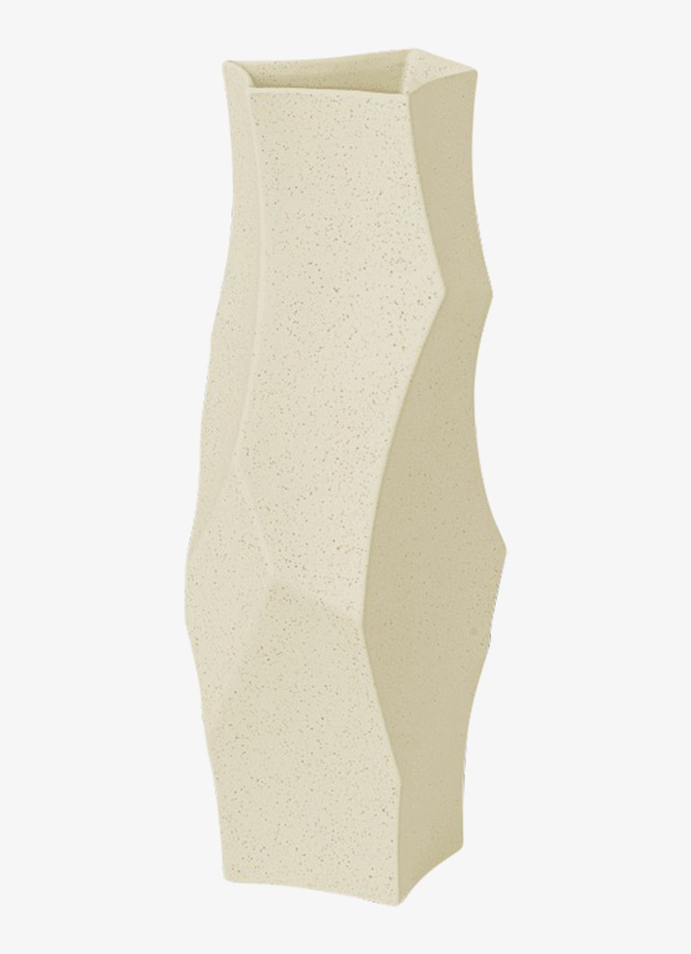 Ferm LIVING Cueva vaas 37 cm Gebroken wit