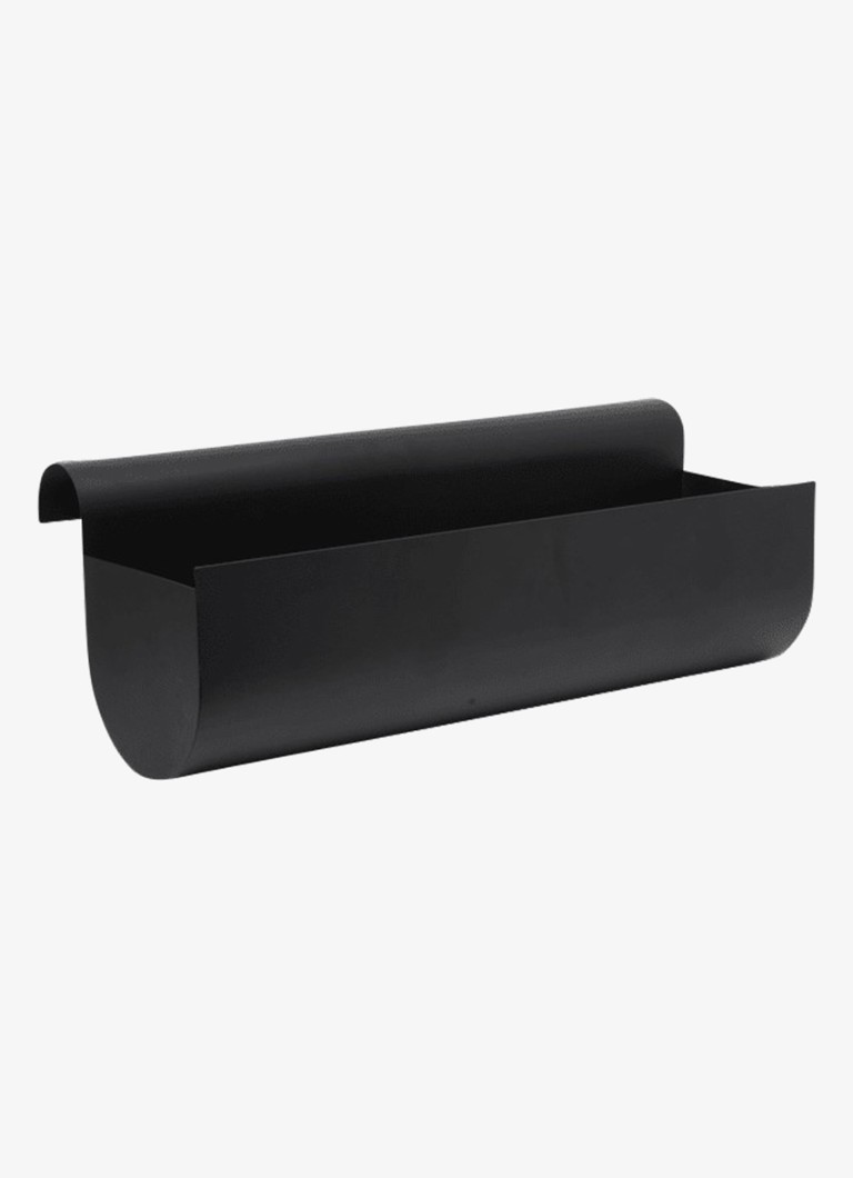 Ferm LIVING Uma Large balkonbak 24,6 x 60 cm Zwart - Deal