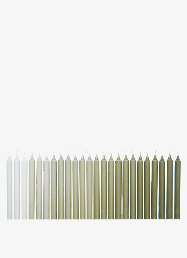 Ferm LIVING Dinerkaars 12 cm set van 24 Khaki - Deal