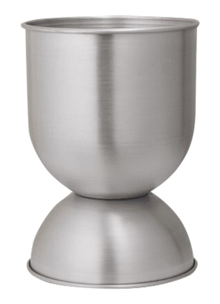 Ferm LIVING Hourglass bloempot voor buiten Ø30 cm Zilver - Deal