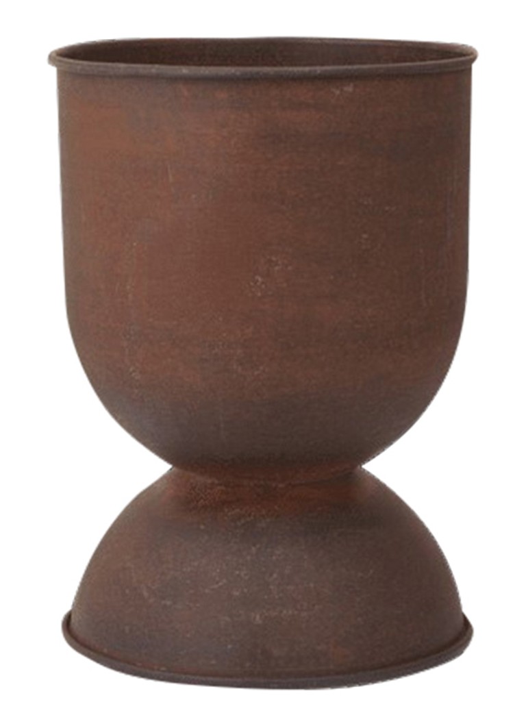 Ferm LIVING Hourglass bloempot voor buiten Ø30 cm Roestbruin - Deal