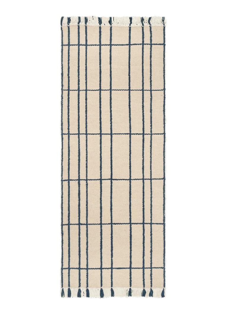Ferm LIVING Sen vloerkleed in wolblend 80 x 200 cm Beige - Deal