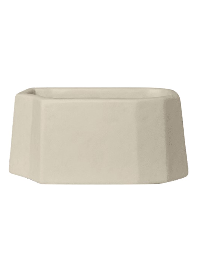 Ferm LIVING Staffa bloempot voor binnen en buiten 56 x 27 cm Ivoor - Deal